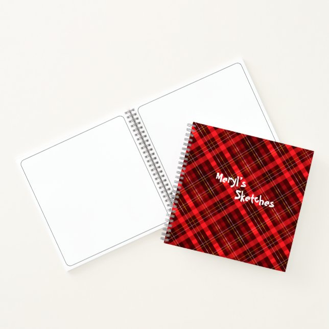Cuaderno Patrón de Navidades Red Checks (Interior)