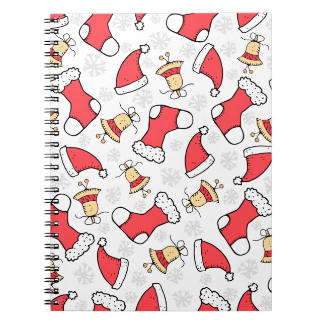 Cuaderno Patrón de Navidades sin inconvenientes, diseño fes (Frente)