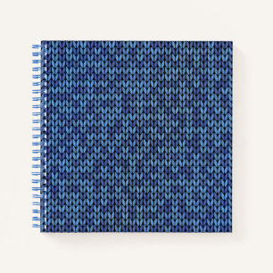 Cuaderno Patrón de nudo azul