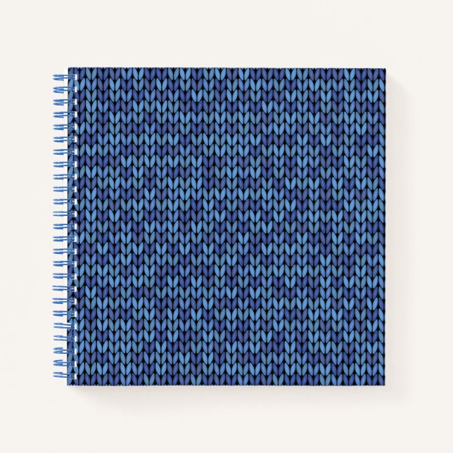 Cuaderno Patrón de nudo azul (Anverso)