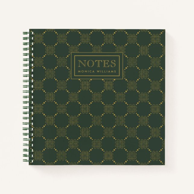 Cuaderno Patrón de nudo celta (Anverso)