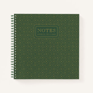 Cuaderno Patrón de nudo celta tejido