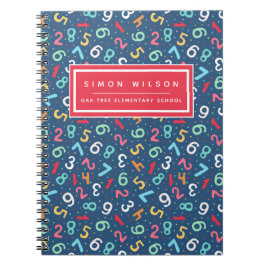 Cuaderno Patrón de números reducidos - niños o profesores