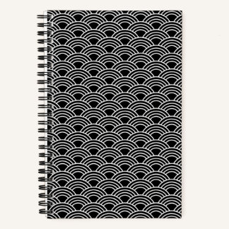 Cuaderno Patrón de onda clásico japonés Seigaiha