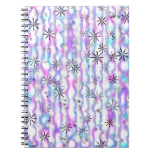 Cuaderno Patrón de Ondas de Estallido de Estrellas Soñadora