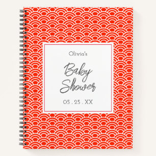 Cuaderno Patrón de ondas tradicionales asiáticas