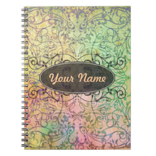Cuaderno Patrón de ornamento de arte antiguo para su diseño