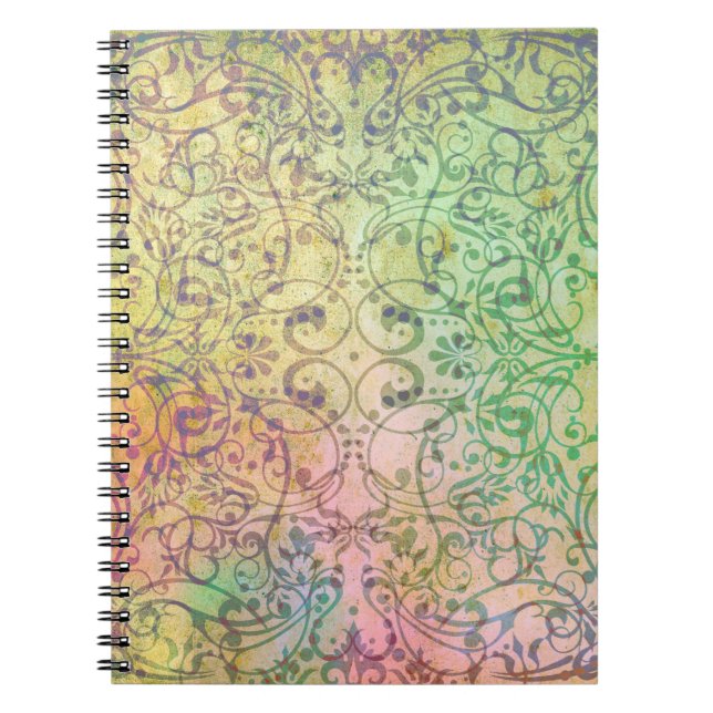 Cuaderno Patrón de ornamento de arte antiguo para su diseño (Frente)