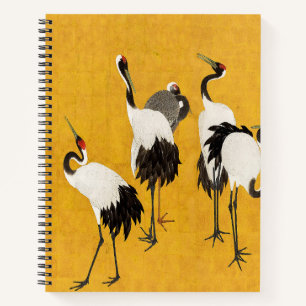 Cuaderno Patrón de oro de arte de la grúa japonesa