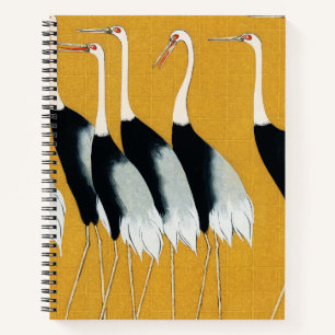 Cuaderno Patrón de oro de arte de la grúa japonesa