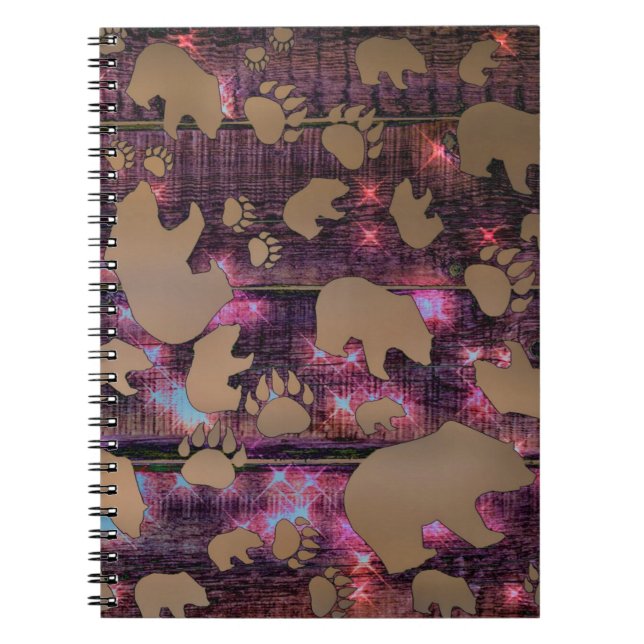 Cuaderno Patrón de oso (Frente)
