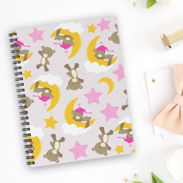 Cuaderno Patrón De Osos, Osos De Teddy, Osos Cubiertos, Est (Subido por el creador)