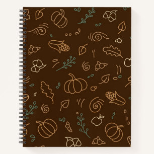 Cuaderno Patrón de otoño