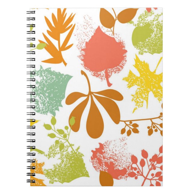 Cuaderno Patrón de otoño (Frente)