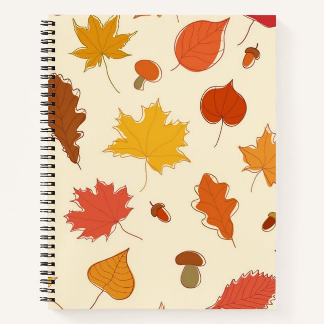 Cuaderno Patrón de otoño (Anverso)