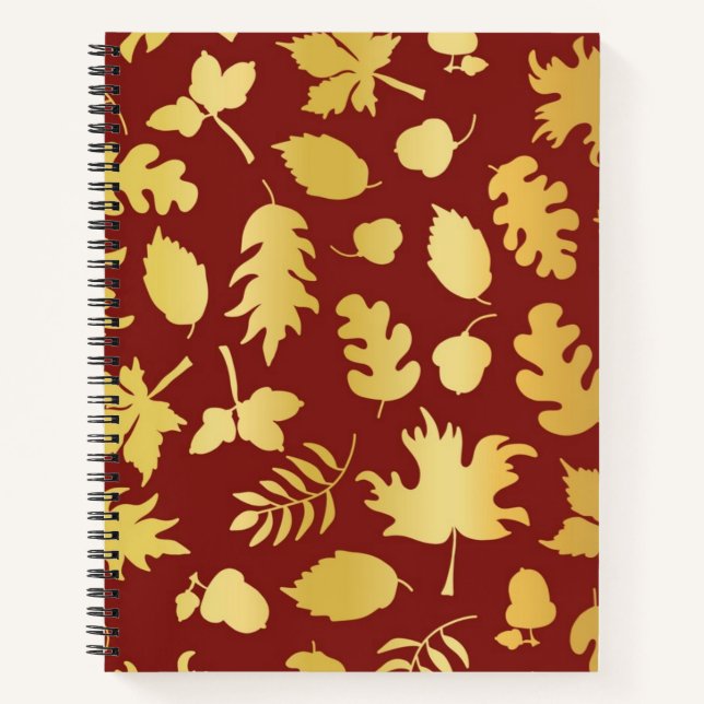 Cuaderno Patrón de otoño (Anverso)