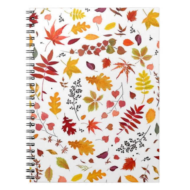 Cuaderno Patrón de otoño (Frente)