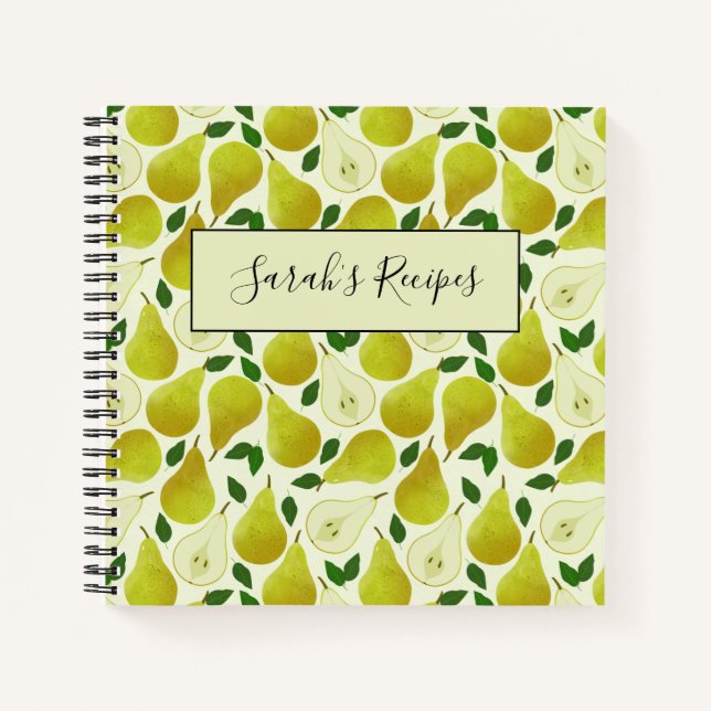 Cuaderno Patrón de páginas verdes (Anverso)