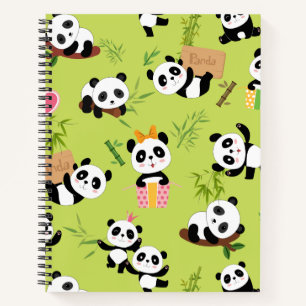 Cuaderno Patrón de Panda 3
