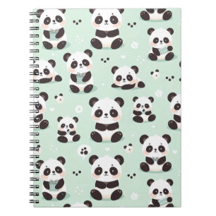 Cuaderno Patrón de Panda lúdico