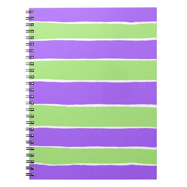 Cuaderno Patrón de papel rayado arrancado (Frente)