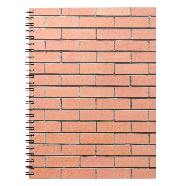 Cuaderno Patrón de pared de ladrillo (Frente)