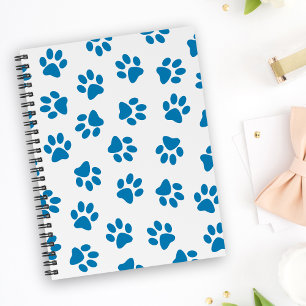 Cuaderno Patrón De Patas, Patas De Perro, Patas Azules