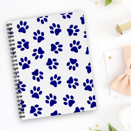 Cuaderno Patrón De Patas, Patas De Perro, Patas Azules De L
