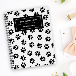 Cuaderno Patrón De Patas, Patas De Perro, Patas De Gatos, P