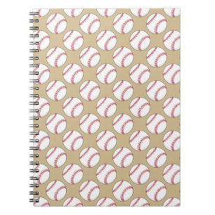 Cuaderno Patrón de pelotas de béisbol