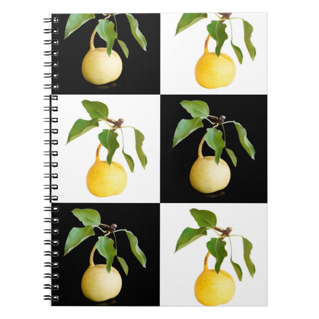 Cuaderno Patrón de peras silvestres (Frente)