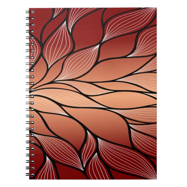 Cuaderno Patrón de permiso de bronce de cobre ruso (Frente)