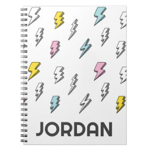 Cuaderno Patrón de pernos de luz de garganta