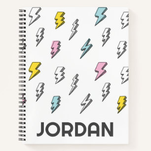Cuaderno Patrón de pernos de luz de garganta