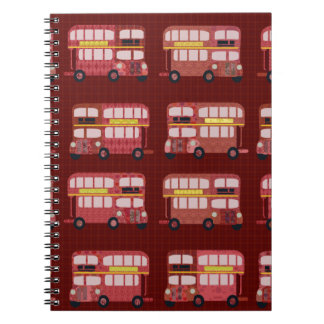 Cuaderno Patrón de Personalizado de bus divertidos de doble