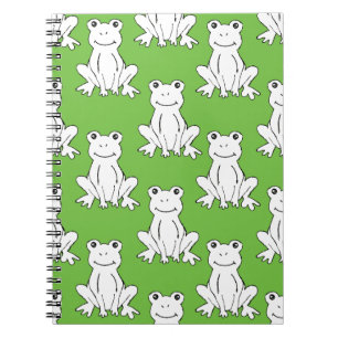 Cuaderno Patrón de Personalizado de rana de patrón animal d