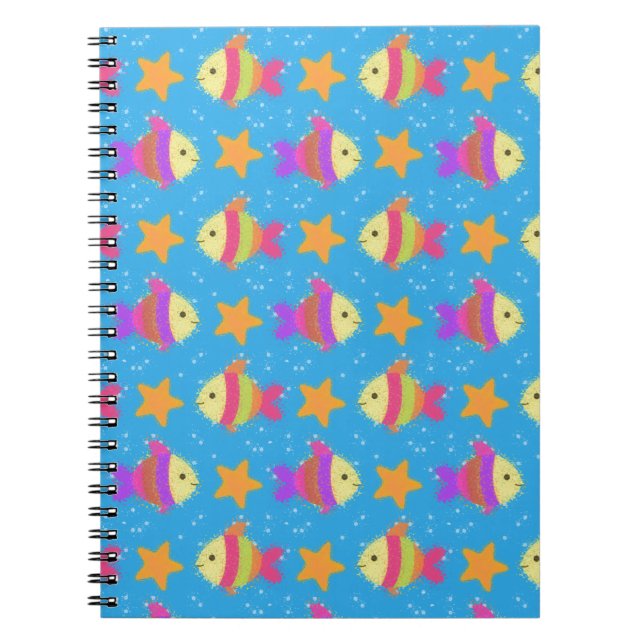 Cuaderno Patrón De Pescado Y Pescado Estelar (Frente)