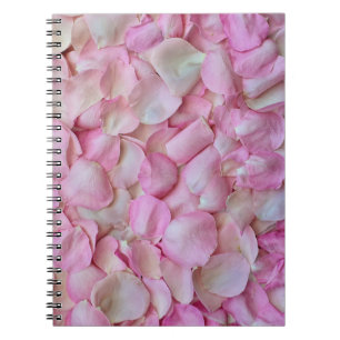 Cuaderno Patrón de Pétalos Rosa Rosados