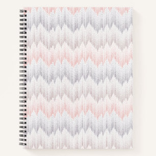 Cuaderno Patrón de pico de montaña punteado de Polka