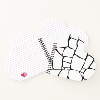 Cuaderno Patrón de piedra abstracto moderno