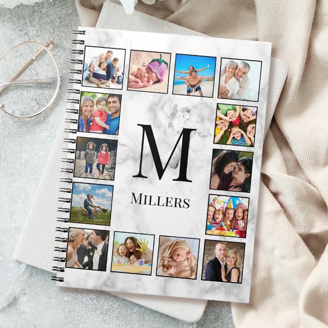 Cuaderno Patrón de Piedra de Mármol Blanco (Subido por el creador)