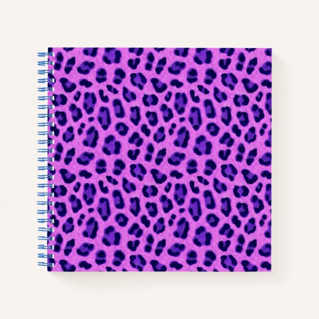 Cuaderno Patrón de piel de impresión de animales de leopard (Anverso)