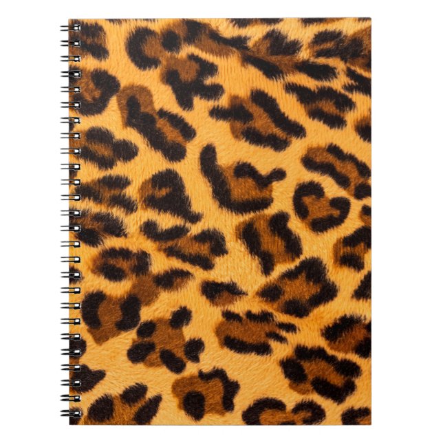 Cuaderno Patrón de piel de leopardo (Frente)