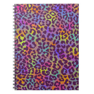 Cuaderno Patrón de piel de leopardo. Bab de animales sin so