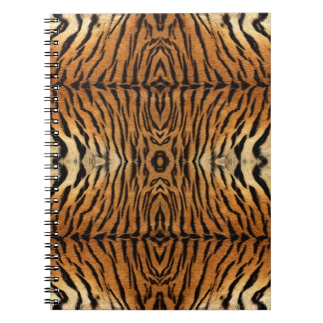 Cuaderno Patrón de pieles de tigre (Frente)
