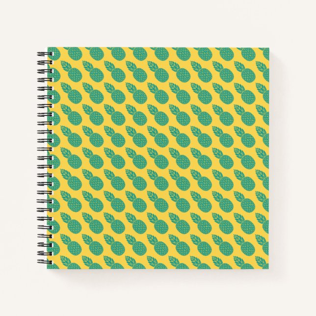 Cuaderno Patrón de piña (Anverso)
