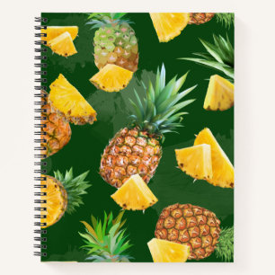 Cuaderno Patrón de piña 9