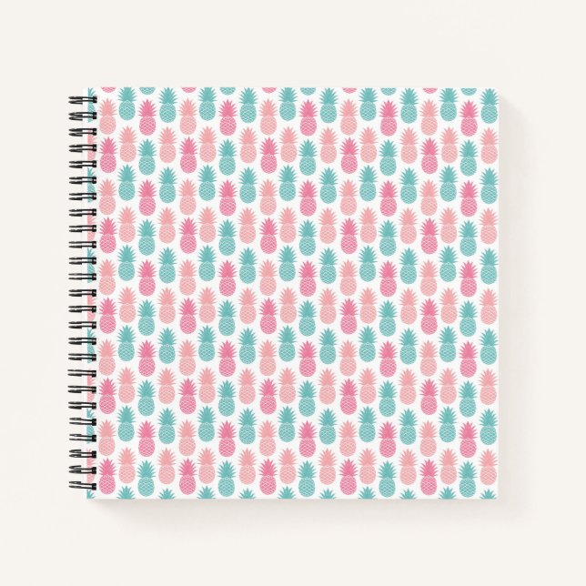 Cuaderno Patrón de piña de época (Anverso)