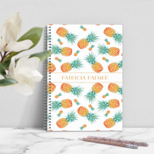 Cuaderno Patrón de piña moderna