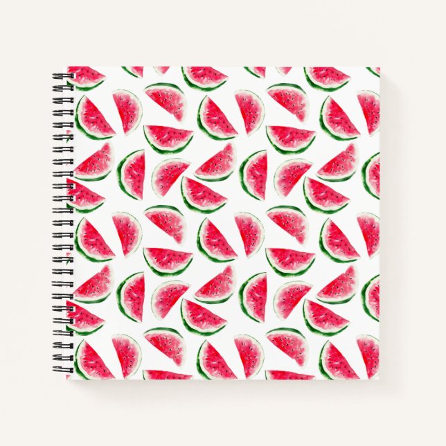 Cuaderno Patrón de piña y sandía (Anverso)